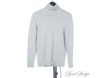THE PERFECT KNIT : BRAND NEW WITHOUT TAGS MICHAEL KORS HEATHER GREY 50 PERCENT CASHMERE TURTLENECK XS