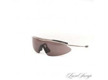 GO AHEAD YOU KNOW YOU WANT TO SAY IT. 'ILL. BE. BACK' : VINTAGE 1990S 'TERMINATOR' SHIELD SUNGLASSES