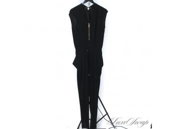 OMG SO CUTE! BRAND NEW WITHOUT TAGS MICHAEL KORS BLACK DRAPED JERSEY ROMPER JUMPSUIT ONESIE S