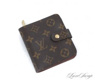 STAR OF THE SHOW : MINT! VERIFIED AUTHENTIC LOUIS VUITTON MI 1000 MADE IN FRANCE MONOGRAM DOUBLESIDED WALLET