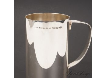 STILL ON THE WEBSITE! $975 CURRENT, AUTHENTIC AND LIKE NEW TIFFANY & CO .925 STERLING SILVER BEER MUG