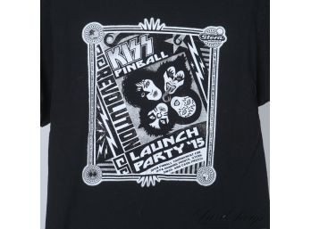 VERY RARE PROMO KISS FOR STERN PINBALL MACHINE PROMO LAUNCH PARTY 2015 TEE SHIRT M