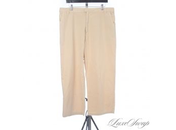 LETS GO GUYS! AUTHENTIC VERSACE JEANS COUTURE TAN GARMENT WASHED FULL CUT CHINO PANTS 38