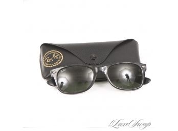 #5 THE MOST POPULAR EVER AUTHENTIC RAY BAN MADE IN ITALY RB 2132 PIANO BLACK NEW WAYFARER SUNGLASSES  CASE
