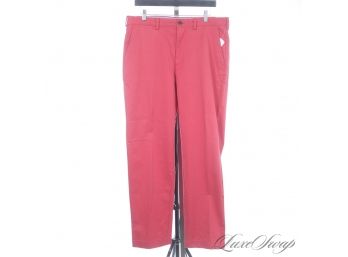 BRAND NEW WITH TAGS AND CURRENT BROOKS BROTHERS MENS CLARK FIT NANTUCKET RED CHINO PANTS 35 X 32