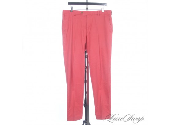 ULTIMATE PREP : BROOKS BROTHERS MENS NANTUCKET RED MILANO CUT STRETCH CHINO PANTS 36