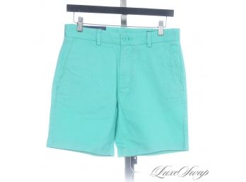 BRAND NEW WITH TAGS VINEYARD VINES 7' STRETCH 'THE BREAKER' WOMENS SHORTS IN ANTIGUA GREEN 28
