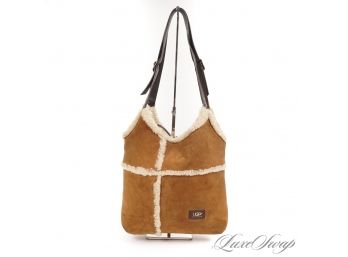 THESE ARE ALWAYS GREAT : AUTHENTIC UGG AUSTRALIA SIGNATURE NATURAL SHEEPSKIN SHEARLING 13' HANDBAG