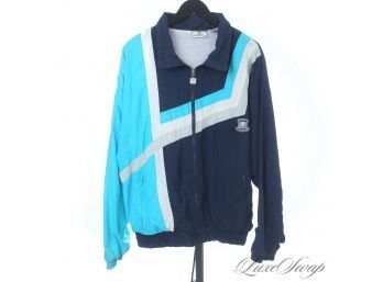 I WILL BE SO MAD IF THERES NO BIDDING WAR ON THIS : VINTAGE 80S GIVENCHY COLORBLOCK WINDBREAKER JACKET XL