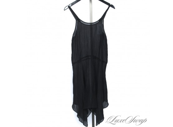 FASHIONISTA DREAMS ARE MADE OF THESE : PRABAL GURUNG COLLECTIVE BLACK PINTUCKED DRAPED DRAMA DRESS