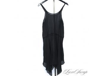 FASHIONISTA DREAMS ARE MADE OF THESE : PRABAL GURUNG COLLECTIVE BLACK PINTUCKED DRAPED DRAMA DRESS