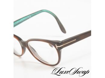 TOM FORD MADE IN ITALY HAVANA TORTOISE CHANGEANT LINER THICK GLASSES - INTENSE!
