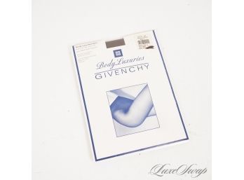 BRAND NEW IN BOX DEADSTOCK VINTAGE GIVENCHY 262 LUXURY MESH SHEER FRENCH CUT SHEER PANTYHOSE FRENCH ROAST SZ A