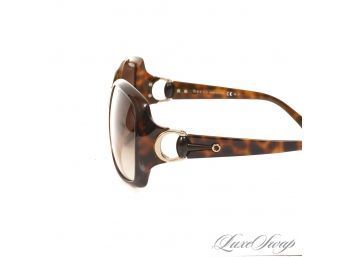 #9 AUTHENTIC AND FANTASTIC CONDITION GUCCI MADE IN ITALY TORTOISE HORSEBIT OVERSIZED GG 3609 SUNGLASSES