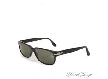#I THE ONES EVERYONE WANTS! PERSOL MADE IN ITALY BLACK SILVER DAGGER ARM 2677-S SUNGLASSES