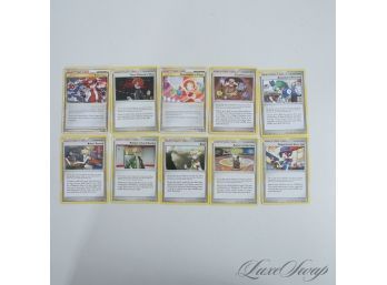 #1 LOT OF 10 POKEMON PLAYING CARDS - SUPPORTER