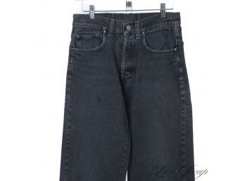 YES GUYS! AUTHENTIC VERSACE JEANS COUTURE MADE IN ITALY WASHED BLACK/GREY DENIM JEANS 30