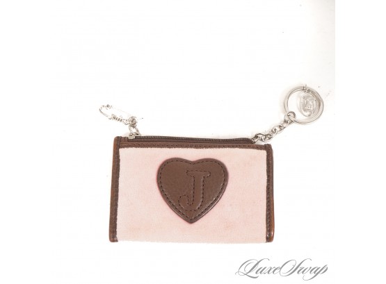 WITH THE JUICY BAG IN THIS AUCTION YES! JUICY COUTURE 'DREAMING OF JUICY' PINK VELOUR MINI CARD CASE BAG CHARM