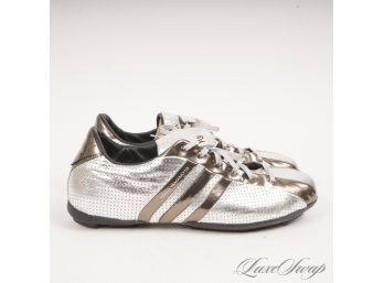Adidas X Yohji Yamamoto Y3 779001 Silver Metallic Low Sneakers 12.5