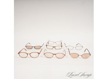 #4 LOT OF 7 EYEGLASSES BY BRENDEL / ESCHENBACH GERMANY, WARBY PARKER, KATA JAPAN AND OTHERS