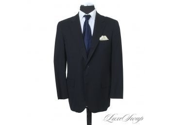 READY FOR SPRING? ALL TIME CLASSIC BROOKS BROTHERS MADE IN USA MENS SOLID NAVY FRESCO LIGHTWEIGHT BLAZER 41 R