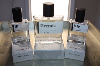 Guy Fox For Men - 'Hermes' 'JP' And 'JeFe' Colognes - Three Total Scents (Nw In Box)