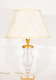 Crystal And Dore Bronze Table Lamp