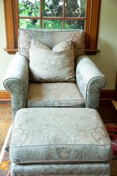Ralph Lauren Redmond Club Chair And Ottoman, In Paisley