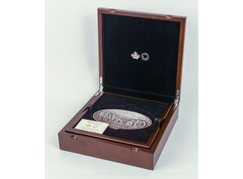 RARE 2019 Royal Canadian Mint $250 .9999 Silver Art Kilo Ultra-High Relief- Box & COA (400 Mintage Worldwide!)