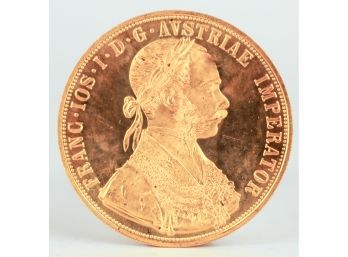 1915 4 Ducat Gold Coin Proof Like