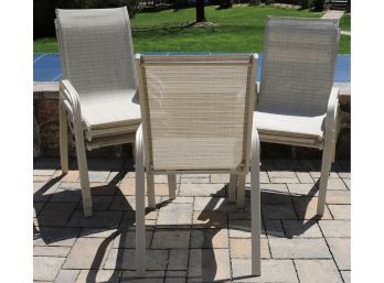 6 Aluminum Frame Outdoor Chairs