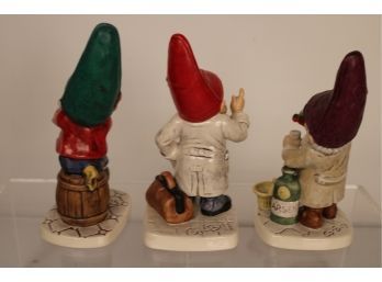 Three Goebel Co-Boy Gnomes