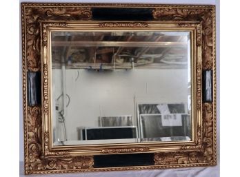 Gilt & Ebonized Framed Mirror By Windsor Art Product
