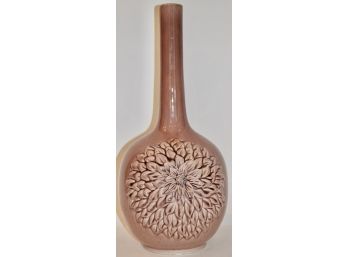 Large Crackle Glazed Ceramic Flower Vase