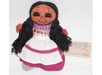 Hand Made Native American Doll By Nan Isaac, Choctaw Tribe