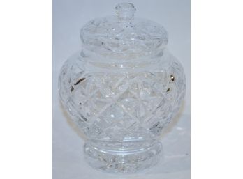 Waterford Crystal Glass Lidded Jar