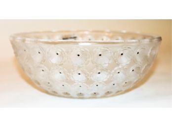 Lalique Nemours French Art Glass Bowl
