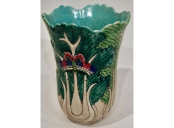 Antique Chinese Porcelain Cabbage Vase