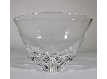 Steuben Crystal Glass Deep Flower Bowl