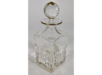 Beautiful St. Louis France  Gilt Crystal Decanter