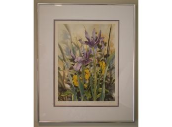 Nancy Taylor Stonington Original Watercolor Iris