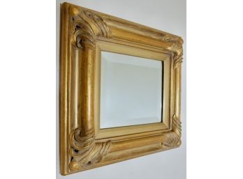 Heavy Molded & Acanthus Leaf Beveled Glass Accent Mirror