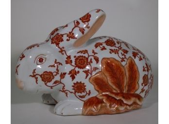 Large Chinese Porcelain Rabbit