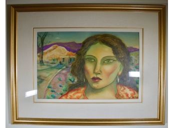 Miguel Martinez Original Pastel Painting Artist Signed
