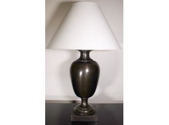 Bronzed Metal Urn Form Table Lamp