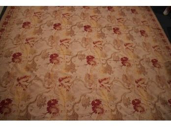 Aubusson Palace Size Hand Knotted Wool Area Rug