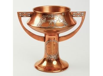 Mixed Metal Two-Handled Trophy