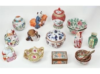 17pc Asian Porcelain Lot