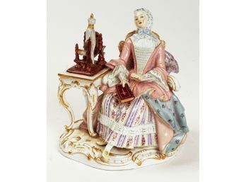 19th Century Miessen Porcelain Figure
