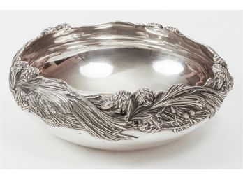 Tiffany & Co Sterling Silver Pinecone Bowl